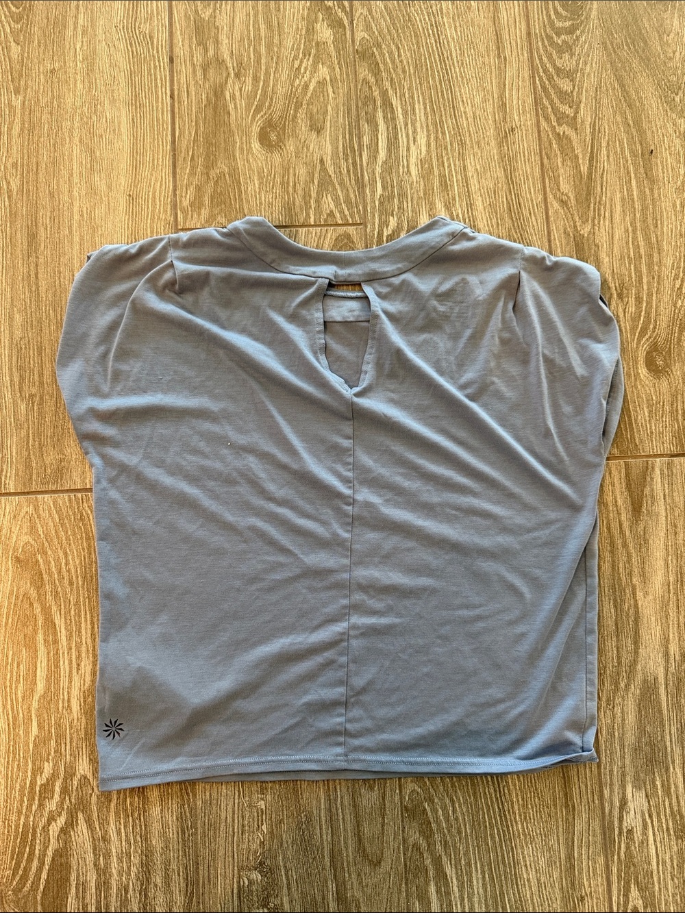 Athleta Girl Light Blue Athletic Top with Back Keyhole